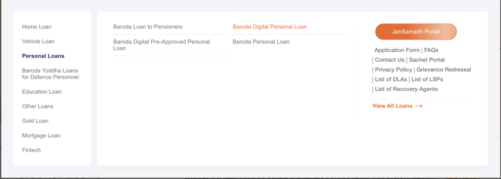 BOB Digital Loan Online Apply